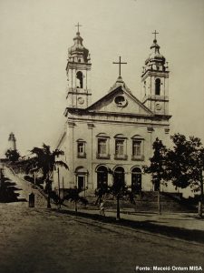 Foto antiga da Catedral dos Prazeres