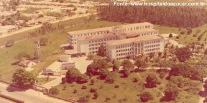 Foto antiga da Capela do Hospital do Açúcar