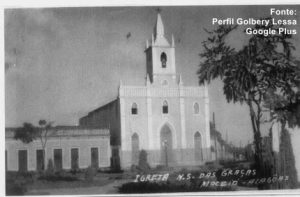 Foto antiga da Igreja Nossa Senhora das Graças