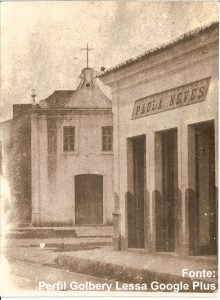 Foto antiga da Igreja Nossa Senhora do Livramento