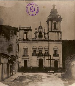 Foto antiga da Igreja Rosário dos Pretos