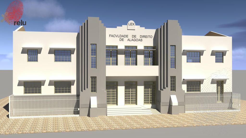 Desenho em 3D feito por computador da Faculdade