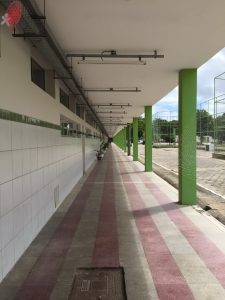 Foto de um corredor do IFAL