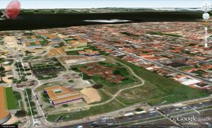 Imagem do CEPA no Google Earth visto de outro ângulo